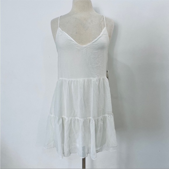 Dolce Vita off-white babydoll mini dress - Picture 2 of 8